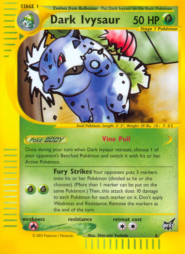 Dark Ivysaur (6) [Best of Promos] | Cracking-Singles