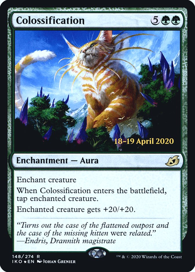 Colossification  [Ikoria: Lair of Behemoths Prerelease Promos] | Cracking-Singles