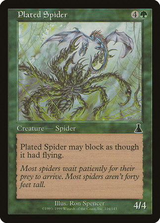 Plated Spider [Urza's Destiny] | Cracking-Singles