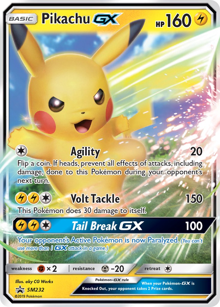 Pikachu GX (SM232) [Sun & Moon: Black Star Promos] | Cracking-Singles