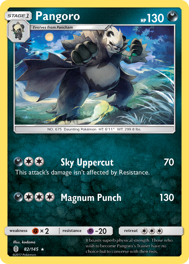 Pangoro (82/145) [Sun & Moon: Guardians Rising] | Cracking-Singles