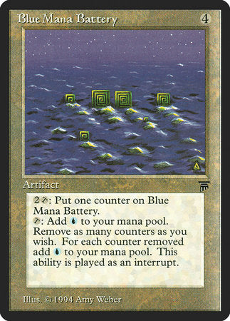 Blue Mana Battery [Legends] | Cracking-Singles