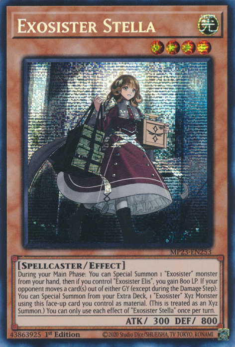 Exosister Stella [MP23-EN253] Prismatic Secret Rare | Cracking-Singles