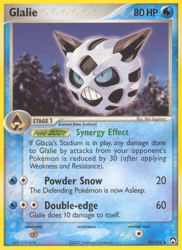 Glalie (30/108) [EX: Power Keepers] | Cracking-Singles