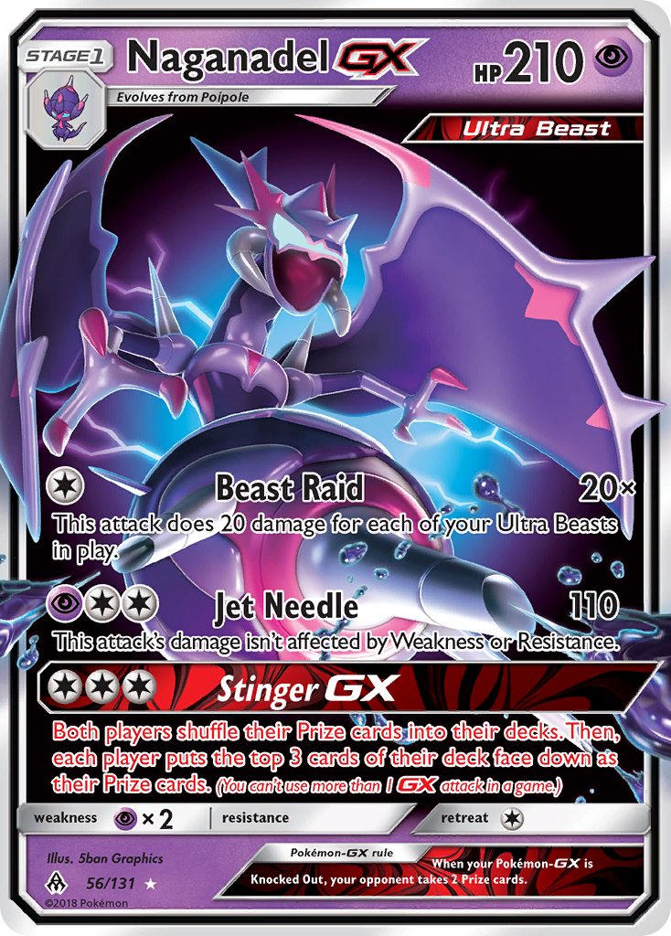 Naganadel GX (56/131) [Sun & Moon: Forbidden Light] | Cracking-Singles