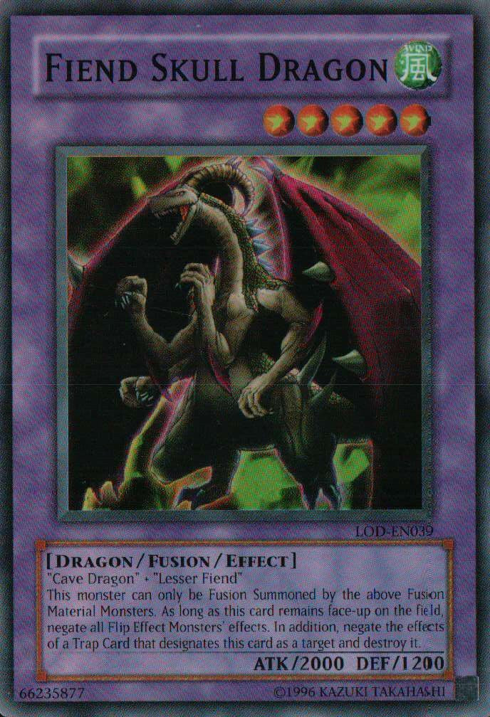 Fiend Skull Dragon [LOD-EN039] Super Rare | Cracking-Singles