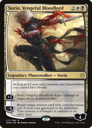 Sorin, Vengeful Bloodlord [War of the Spark] | Cracking-Singles