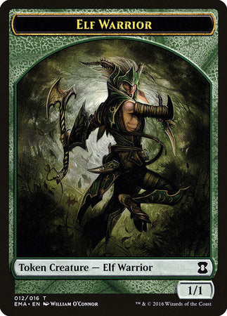 Elf Warrior Token [Eternal Masters Tokens] | Cracking-Singles