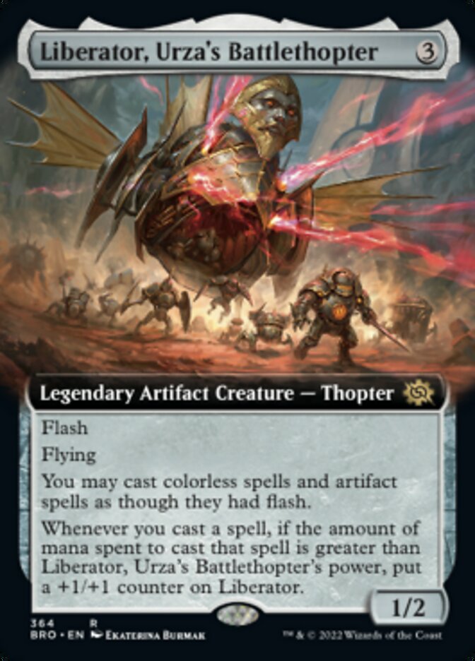 Liberator, Urza's Battlethopter (Extended Art) [The Brothers' War] | Cracking-Singles