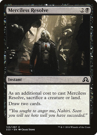 Merciless Resolve [Shadows over Innistrad] | Cracking-Singles