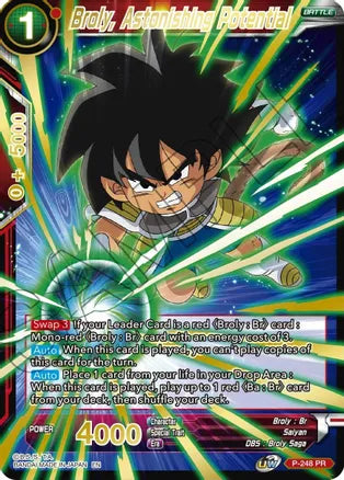 Broly, Astonishing Potential (Gold Stamped) [P-248] | Cracking-Singles