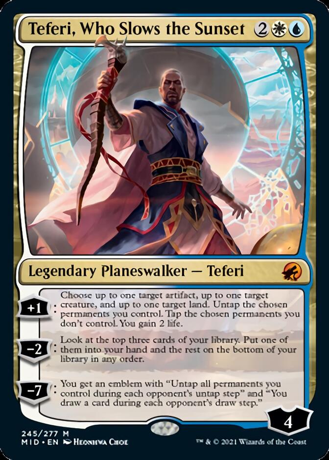 Teferi, Who Slows the Sunset [Innistrad: Midnight Hunt] | Cracking-Singles