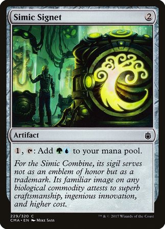 Simic Signet [Commander Anthology] | Cracking-Singles