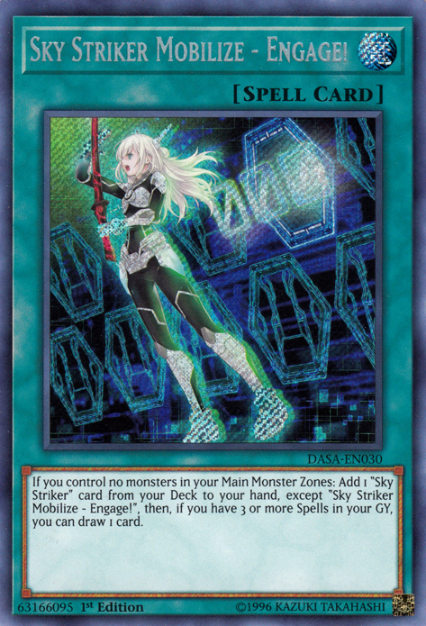 Sky Striker Mobilize - Engage! [DASA-EN030] Secret Rare | Cracking-Singles