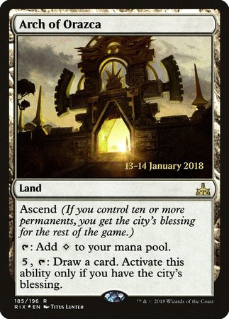 Arch of Orazca [Rivals of Ixalan Promos] | Cracking-Singles