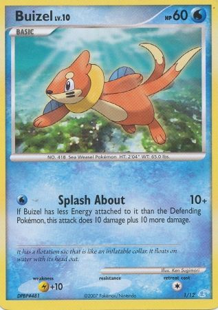 Buizel (1/12) [Diamond & Pearl: Trainer Kit - Manaphy] | Cracking-Singles