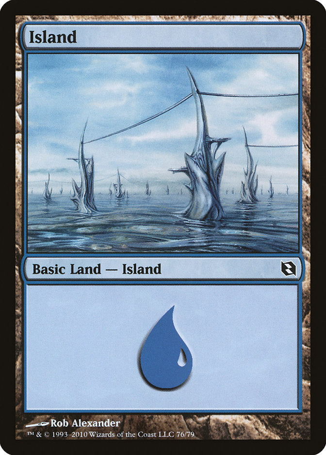 Island (76) [Duel Decks: Elspeth vs. Tezzeret] | Cracking-Singles