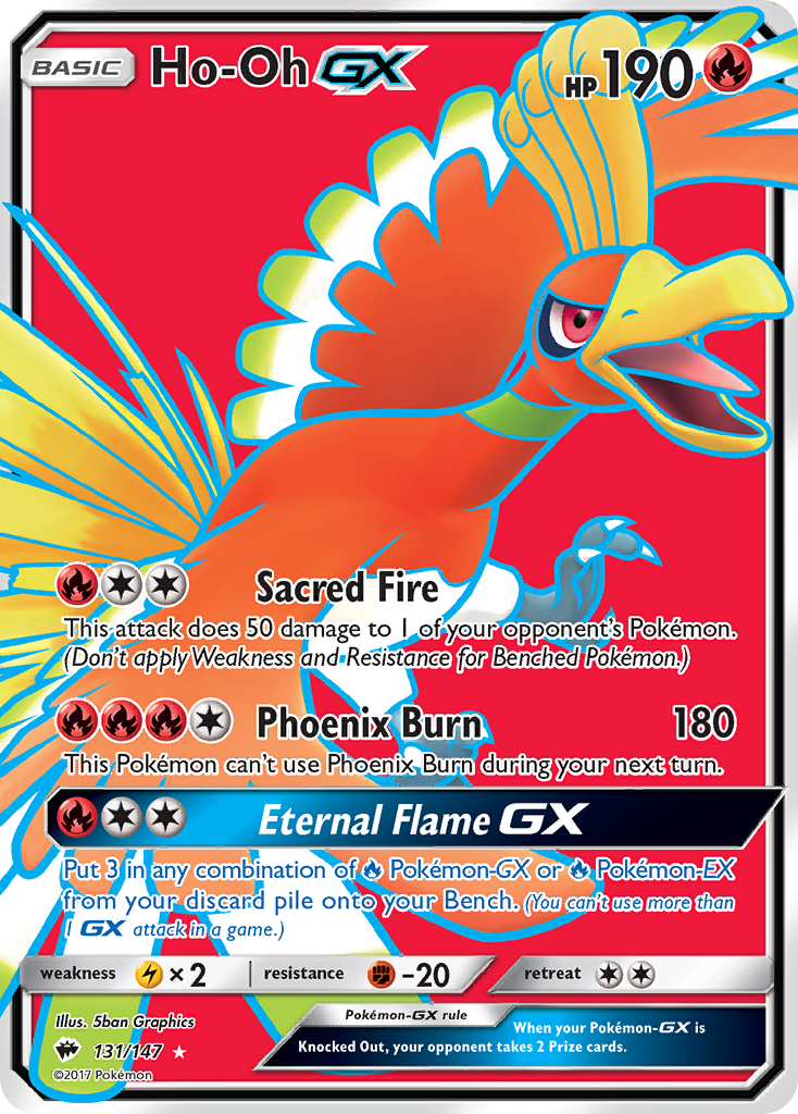 Ho-Oh GX (131/147) [Sun & Moon: Burning Shadows] | Cracking-Singles