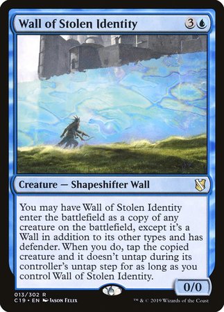 Wall of Stolen Identity [Commander 2019] | Cracking-Singles