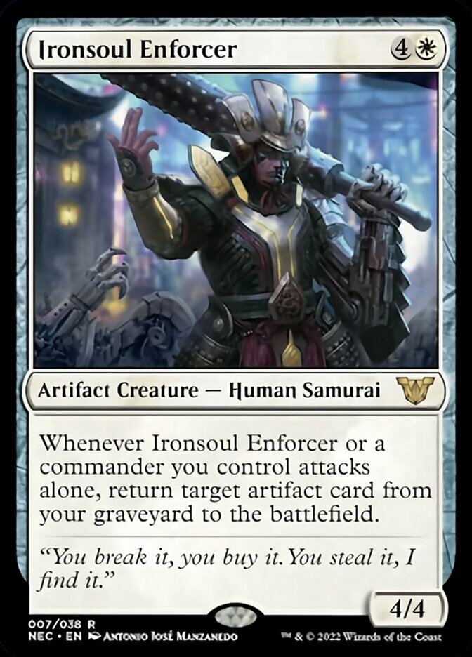 Ironsoul Enforcer [Kamigawa: Neon Dynasty Commander] | Cracking-Singles