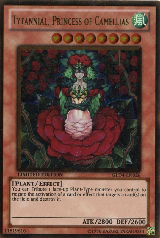 Tytannial, Princess of Camellias [GLD4-EN026] Gold Rare | Cracking-Singles