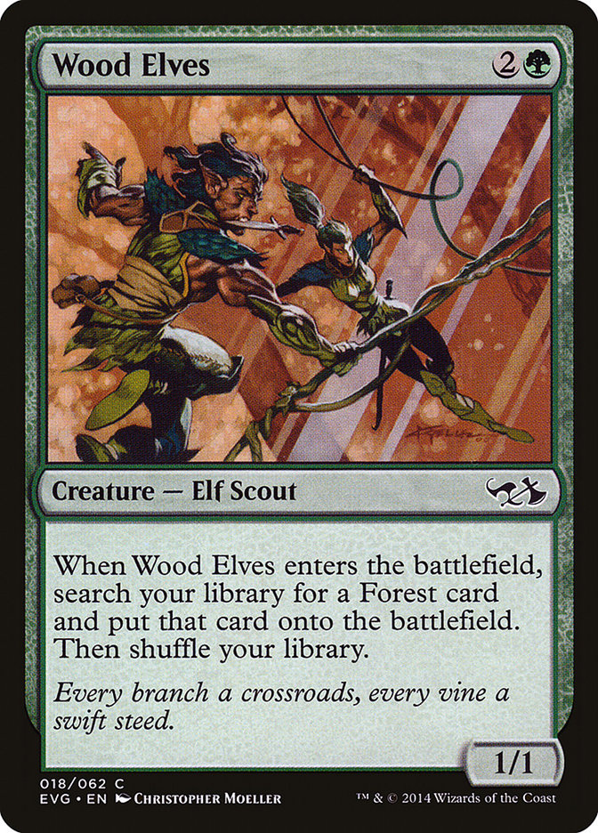 Wood Elves (Elves vs. Goblins) [Duel Decks Anthology] | Cracking-Singles