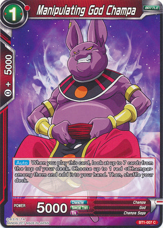 Manipulating God Champa [BT1-007] | Cracking-Singles