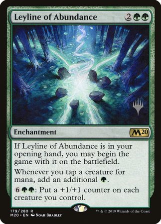 Leyline of Abundance [Core Set 2020 Promos] | Cracking-Singles