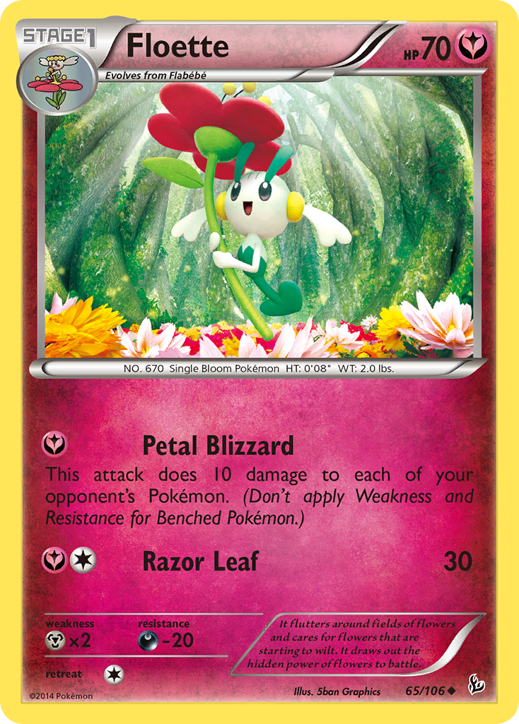 Floette (65/106) [XY: Flashfire] | Cracking-Singles