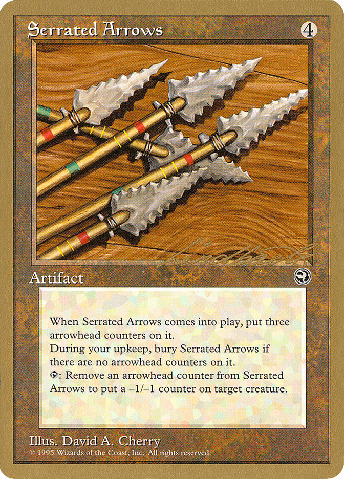 Serrated Arrows (Leon Lindback) [Pro Tour Collector Set] | Cracking-Singles