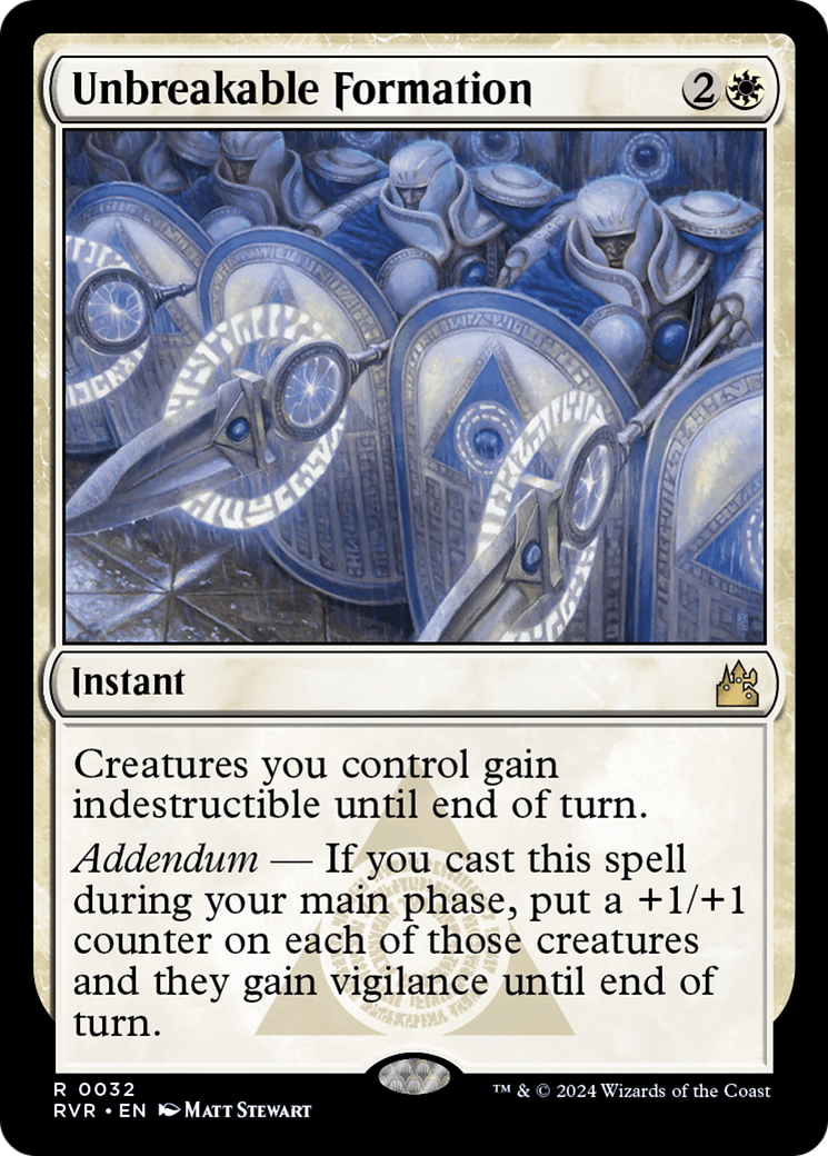 Unbreakable Formation [Ravnica Remastered] | Cracking-Singles