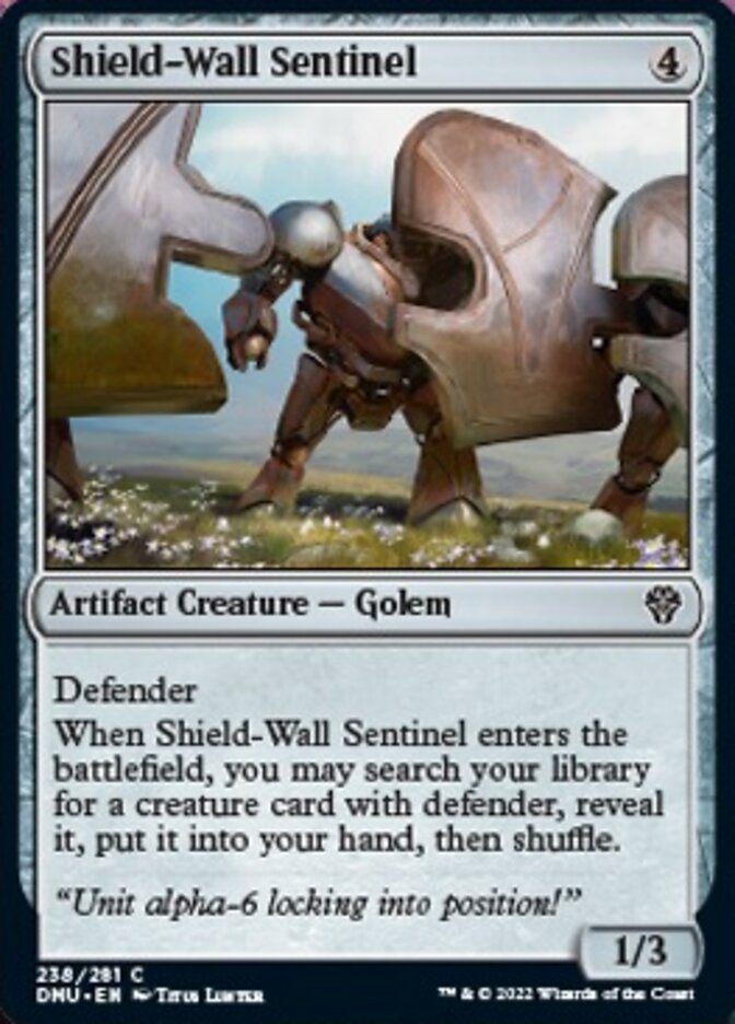 Shield-Wall Sentinel [Dominaria United] | Cracking-Singles