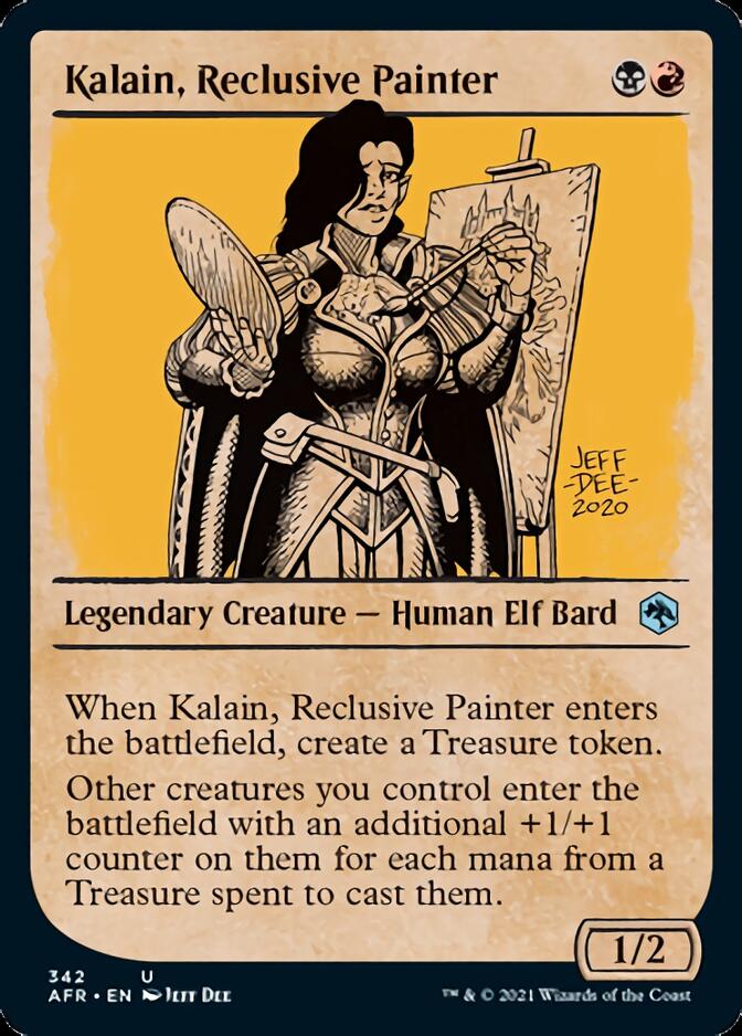 Kalain, Reclusive Painter (Showcase) [Dungeons & Dragons: Adventures in the Forgotten Realms] | Cracking-Singles