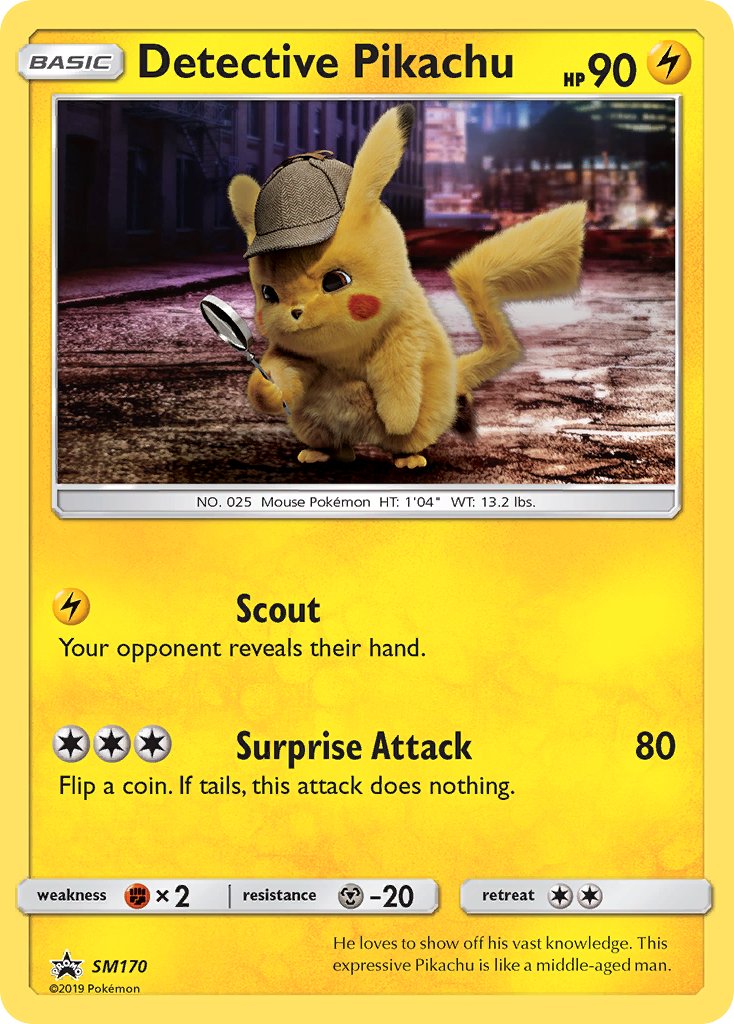 Detective Pikachu (SM170) [Sun & Moon: Black Star Promos] | Cracking-Singles