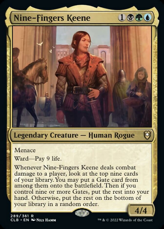 Nine-Fingers Keene [Commander Legends: Battle for Baldur's Gate] | Cracking-Singles