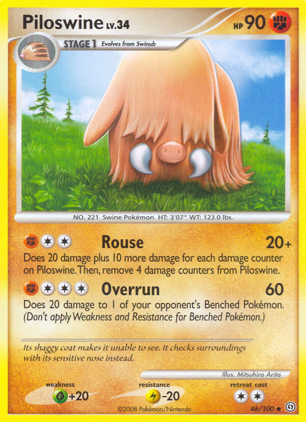 Piloswine (46/100) [Diamond & Pearl: Stormfront] | Cracking-Singles