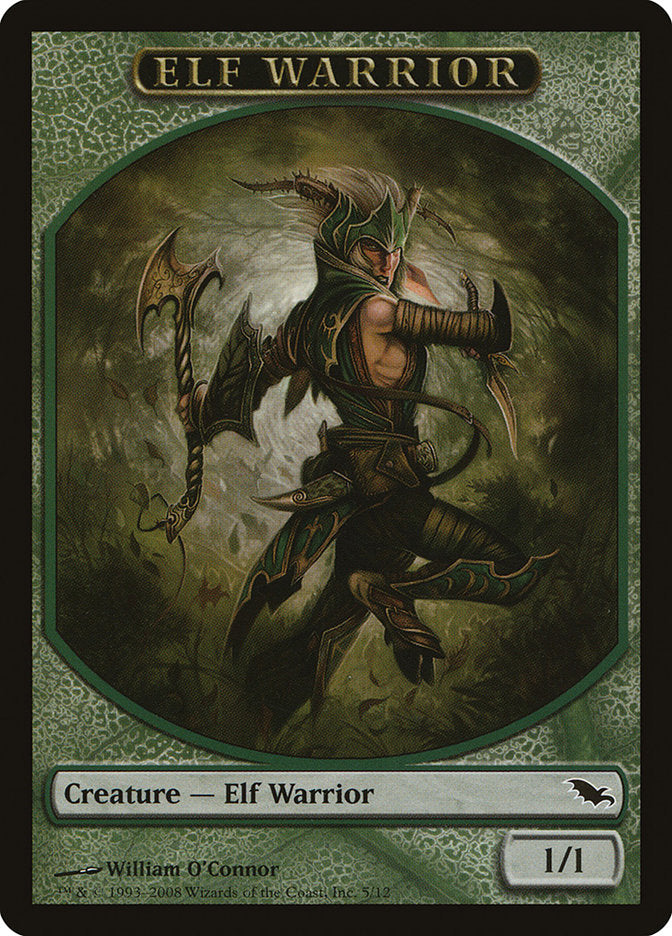 Elf Warrior (5/12) [Shadowmoor Tokens] | Cracking-Singles