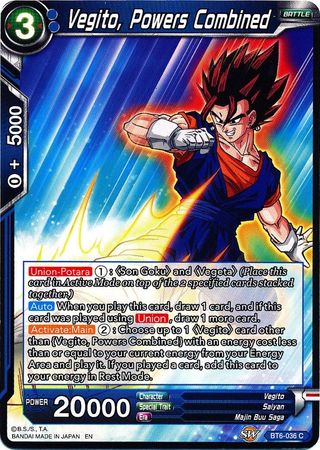 Vegito, Powers Combined [BT6-036] | Cracking-Singles