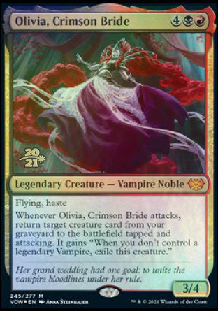 Olivia, Crimson Bride [Innistrad: Crimson Vow Prerelease Promos] | Cracking-Singles