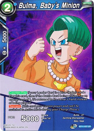 Bulma, Baby's Minion [BT11-037] | Cracking-Singles