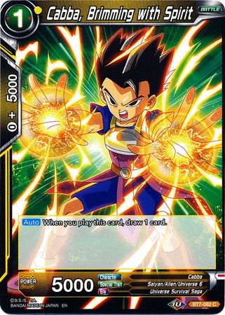 Cabba, Brimming with Spirit [BT7-082] | Cracking-Singles