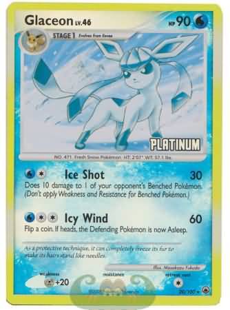 Glaceon (20/100) [Burger King Promos: 2009 Collection] | Cracking-Singles