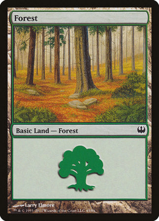 Forest (45) [Duel Decks: Knights vs. Dragons] | Cracking-Singles