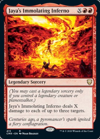 Jaya's Immolating Inferno [Commander Legends] | Cracking-Singles