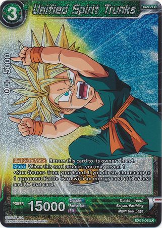 Unified Spirit Trunks (EX01-06) [Mighty Heroes] | Cracking-Singles