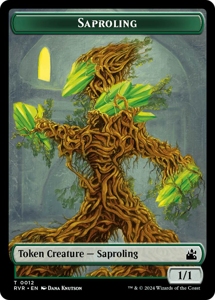 Saproling // Goblin (0009) Double-Sided Token [Ravnica Remastered Tokens] | Cracking-Singles