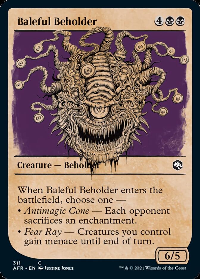 Baleful Beholder (Showcase) [Dungeons & Dragons: Adventures in the Forgotten Realms] | Cracking-Singles