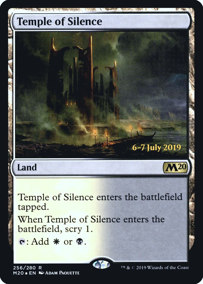 Temple of Silence  [Core Set 2020 Prerelease Promos] | Cracking-Singles