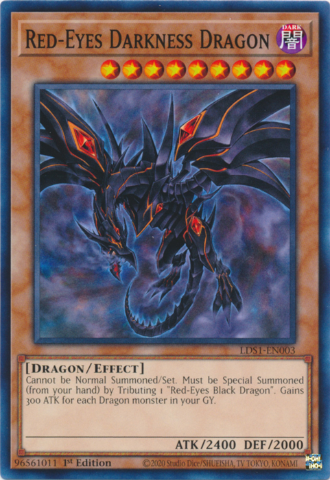 Red-Eyes Darkness Dragon [LDS1-EN003] Common | Cracking-Singles