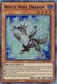 White Rose Dragon (Green) [LDS2-EN109] Ultra Rare | Cracking-Singles